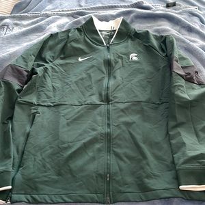 Womens nike large Michigan state jacket